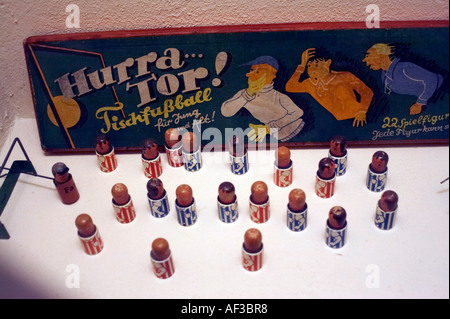 Hamburg verrückte Fußball. Vor dem FIFA 2006. Museum für Hamburgische. Verschiedene Fußball spielt. Stockfoto