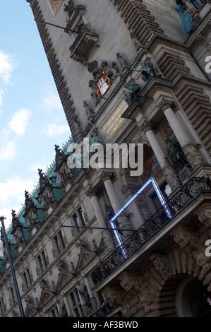 Hamburg verrückte Fußball. Vor dem FIFA 2006. Rathaus Stockfoto