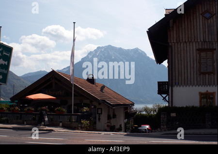 Gmunden, Österreich. Schöne Aussicht Stockfoto