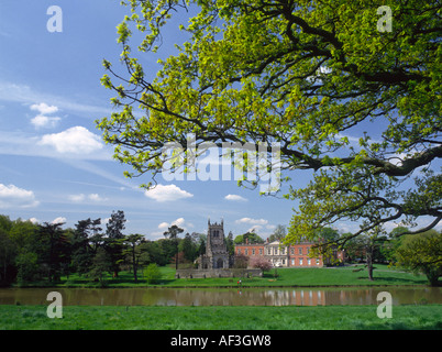 Staunton Harold Hall und Kirche, Leicestershire, England Stockfoto