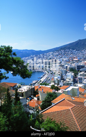 Kavala-Hauptstadt der Provinz von Kavala Mazedonien Griechenland EU Europäische Union Europa Stockfoto