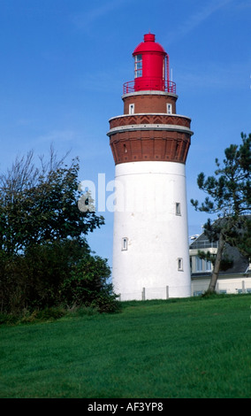 Der Leuchtturm Le Phare Ault La Somme Picardie Frankreich Stockfoto