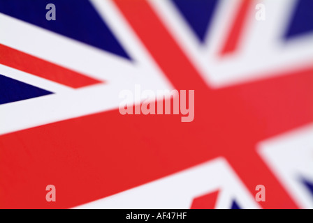 Britische Union Jack-Flagge Stockfoto