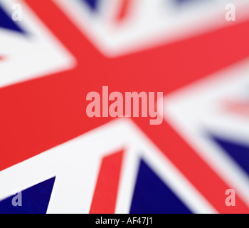 Britische Union Jack-Flagge Stockfoto