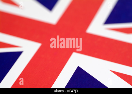Britische Union Jack-Flagge Stockfoto