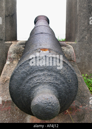 Kanonikus am St. Angelo Fort, Kannur, Kerala, Indien Stockfoto