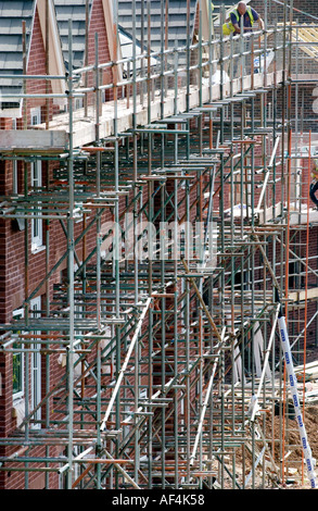 Hausbau in Newport South Wales UK Stockfoto