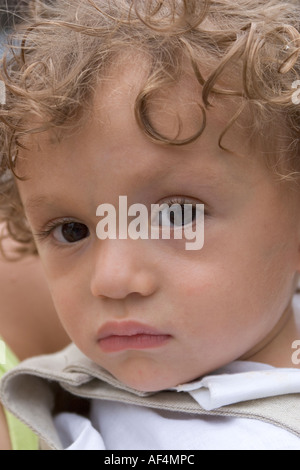 Porträt von ein ein Jahr alt polnische guatemaltekische Amerikaner Stockfoto