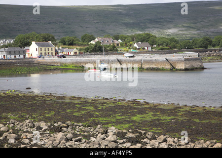 Ballyvaughan Hafen County Clare Irland Stockfoto