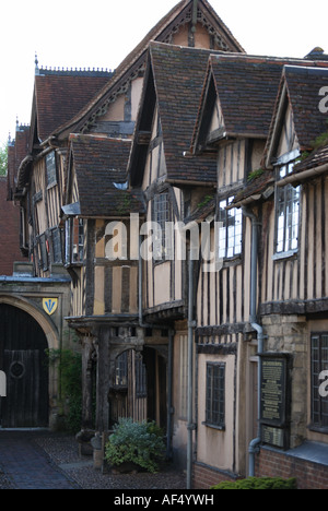 Lord Leycester Hospital, High Street, Warwick, Warwickshire, England, Vereinigtes Königreich Stockfoto