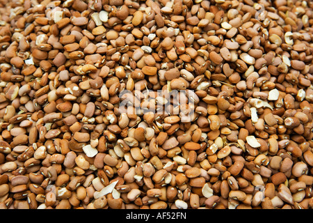 Nigeria-Lagos-Bohnen zum Verkauf Stockfoto