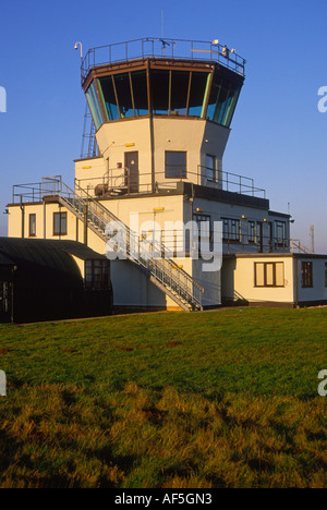 Kontrollturm ehemalige Bentwaters USA Militärflugplatzes Rendlesham Suffolk England Stockfoto