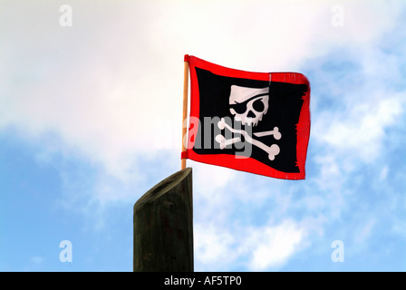 Piratenflagge Stockfoto