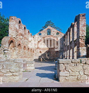Nessebar, Altstadt, Schwarzmeerresort, Basilika St. Sofia (Hagia Sophia), Bulgarien, Balkan Stockfoto