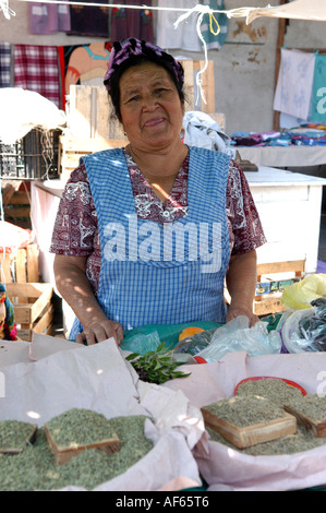 Sonntagsmarkt von Tlacolula-Oaxaca-Stadt Staat Mexiko Stockfoto