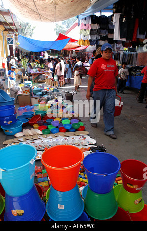 Sonntagsmarkt von Tlacolula-Oaxaca-Stadt Staat Mexiko Stockfoto