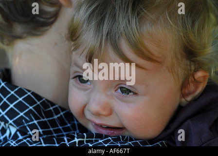 Baby weint Stockfoto