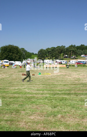 Buschierjagd Demonstration an der Parham House Land Spielshow West Sussex UK Stockfoto