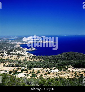 Geographie/Reisen, Spanien, Balearen, Ibiza, Landschaften, Küste, Südküste, Cala des Cubells, Cala Jondal, Additional-Rights - Clearance-Info - Not-Available Stockfoto