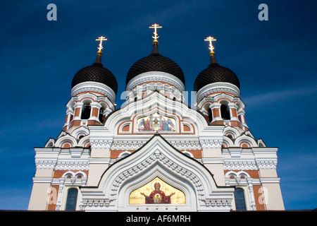 Alexander Nevsky Kathedrale Tallinn Estland Stockfoto