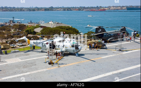 USS Träger Midway Museum, San Diego, Kalifornien, Stockfoto