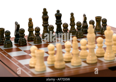 Schachbrett Schach Abbildung Stockfoto