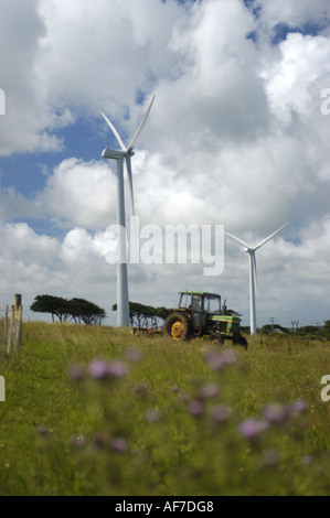 Bradworthy Windpark in North Devon England Stockfoto