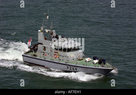 Patrouillenboot HMS Archer P264 Typ P2000 Schiff Stockfoto