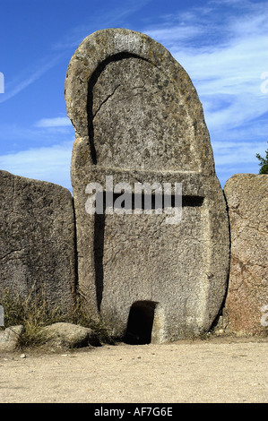 Geographie/Reisen, Italien, Sardinien, Orosei, das Grab von Giant's'Ena de Thomes', Veranda Stele, Additional-Rights - Clearance-Info - Not-Available Stockfoto