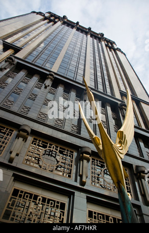 Auch bekannt als ist Gotham City Singapur s Park View Gebäude ein fantastisches Beispiel für über das Top Art Deco design Stockfoto