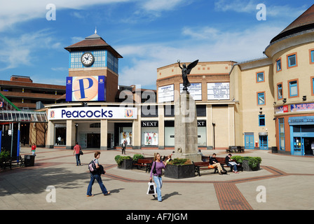 Die Pfauen Shopping Centre, Altstädter Ring, Woking, Vereinigtes Surrey, England, Königreich Stockfoto