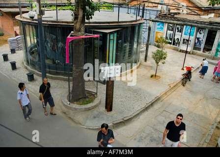 Peking CHINA, chinesische Luftkunst „Contemporary Art“ in der „798 Art Factory“ im „Chaoyang District“. Allgemeine Übersicht Straßenszene Stockfoto