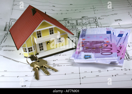 private Wohngebäude Stockfoto