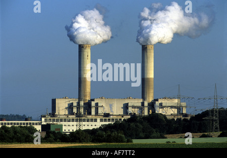 Frimmersdorf Kohlekraftwerk Stockfoto