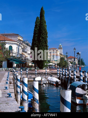 Geographie/Reisen, Italien, Gardasee, Gardone Riviera, Port, Lago di Garda, Lombardei, Additional-Rights - Clearance-Info - Not-Available Stockfoto