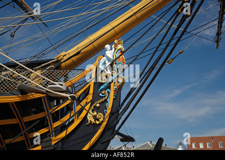 HMS Victory in Portsmouth, Hampshire, England, Vereinigtes Königreich Stockfoto