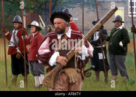 Englischer Bürgerkrieg Stockfoto