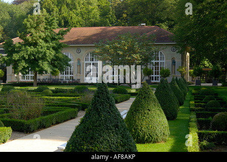 Verlassene Kurpark in Mondorf-Les-Bains, Luxemburg, Europa Stockfoto