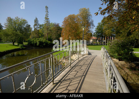 Mondorf-Les-Bains, Spa Gärten, Luxemburg, Europa Stockfoto