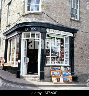 Außenansicht des vernünftigen Buchladen in Hay-on-Wye Wales UK KATHY DEWITT Stockfoto