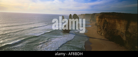 Panorama von der zwölf Apostel, Port Campbell National Park, Great Ocean Road, Victoria, Australien Stockfoto