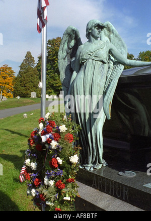 Engel am Grab von Chester Arthur, 21. US-Präsident Stockfoto