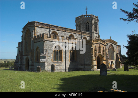 Kirche, North Curry, Somerset, UK. Stockfoto