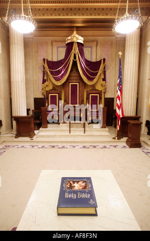 Eine Bibel in die Scottish Rite Temple, Washington DC, Vereinigte Staaten, USA Stockfoto