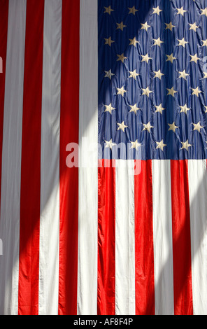 Nahaufnahme der amerikanischen Flagge, Stars And Stripes, Washington DC, Vereinigte Staaten, USA Stockfoto