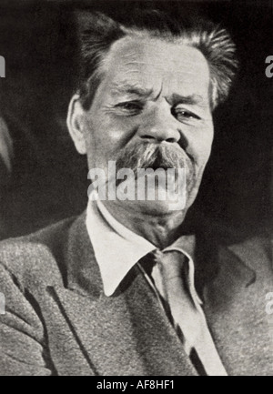 MAXIM Gorki russischer Dramatiker und Romancier 1868 1936 Stockfoto