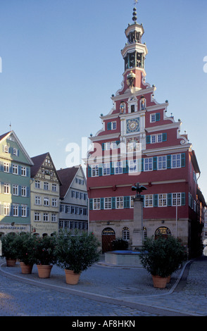 Blick auf das alte Rathaus, Esslingen, Baden-Württemberg, Deutschland, Europa Stockfoto