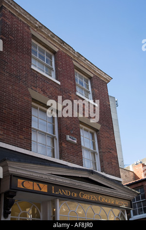 Land Of Green Ginger, den Namen eines der ältesten Straße im Land Rumpf Yorkshire England Stockfoto