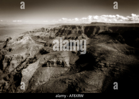 Luftaufnahme der Westseite des Grand Canyon National Park (Weltkulturerbe der Unesco im Jahr 1979 hinzugefügt). Arizona-Zustand. USA Stockfoto