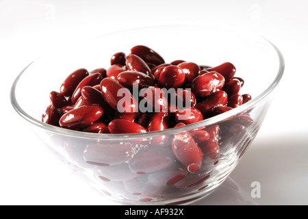 Kidney-Bohnen in die Schüssel, Nahaufnahme Stockfoto